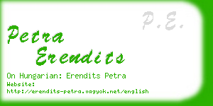 petra erendits business card